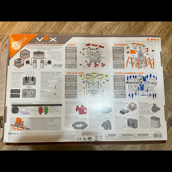vEX robotics 4 in 1 hex bug educational toy robotics - Picture 5 of 6